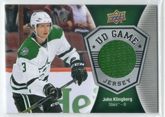 2016-17 Upper Deck Series 1 UD Game Jersey #GJ-KL John Klingberg Stars (Green)